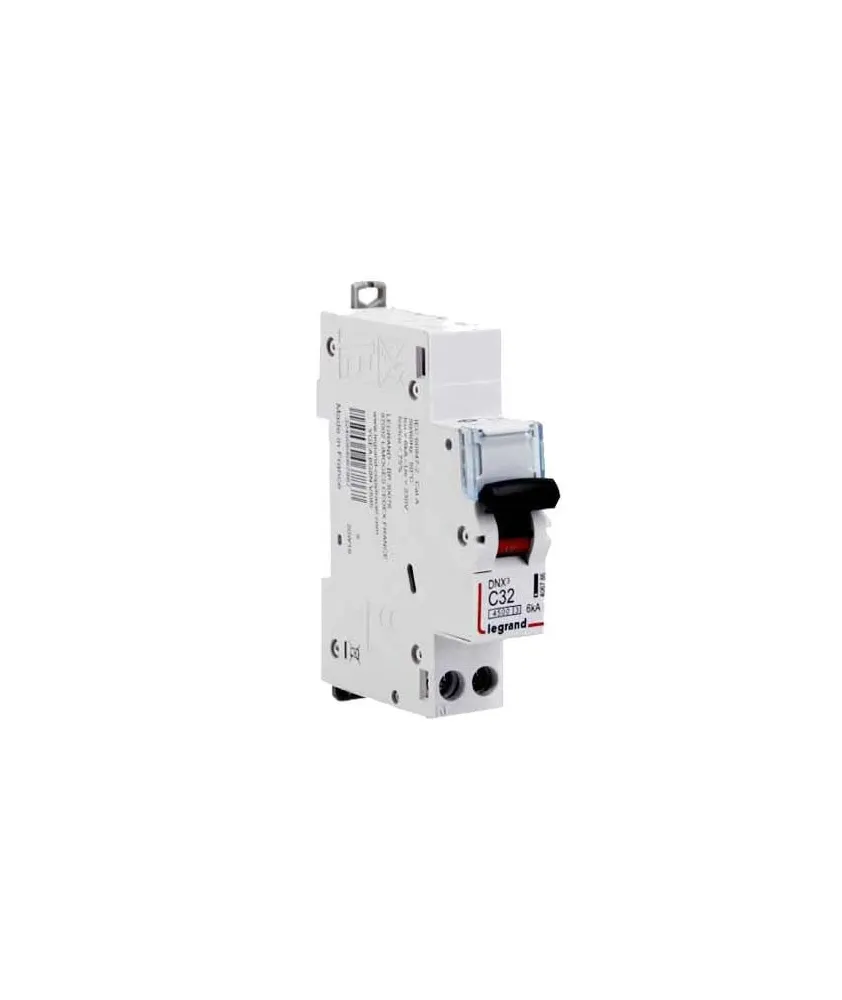 LEGRAND DNX3 Disjoncteur 32A auto Ph+N courbe C 4.5kA 230V - 406786