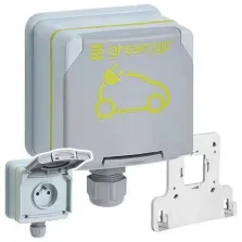 LEGRAND Green'up prise de courant 2P+T étanche complet saillie gris pour recharge véhicule électrique - 090471