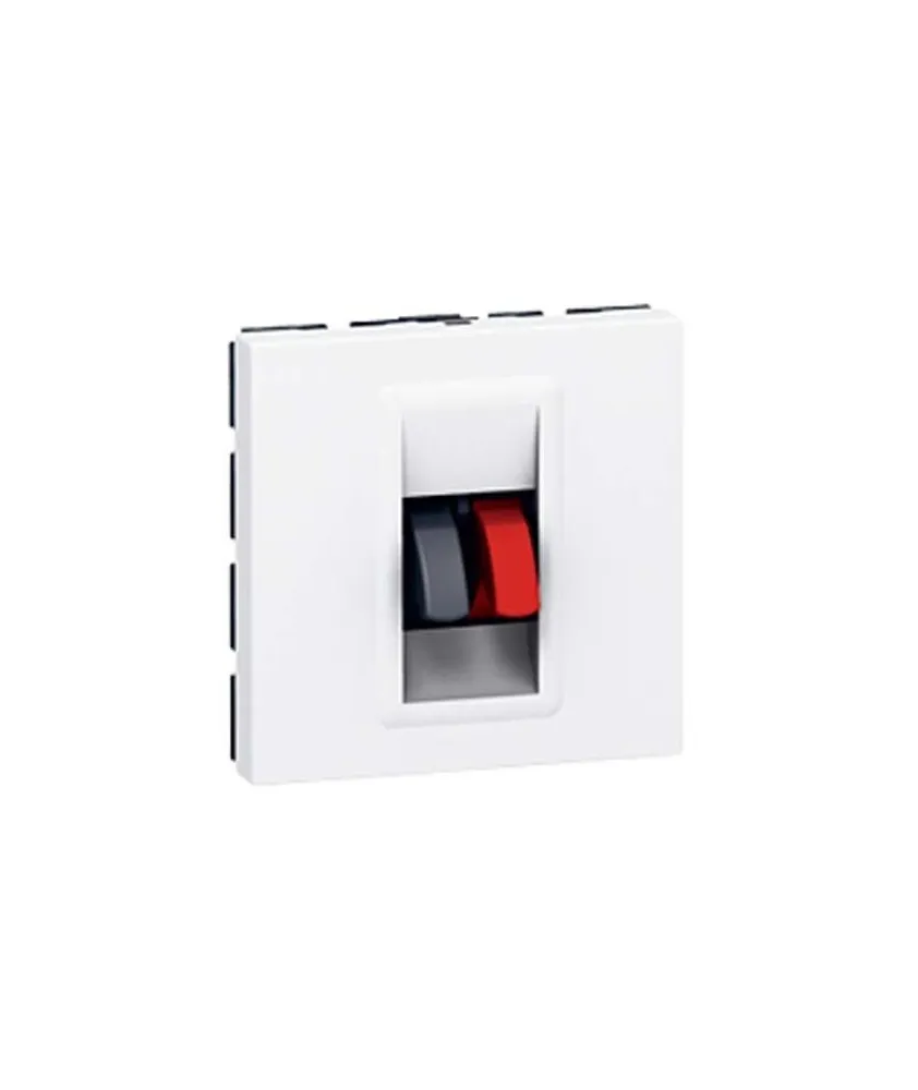 LEGRAND MOSAIC - PRISE HAUT-PARLEUR - 2 MODULES - 078751