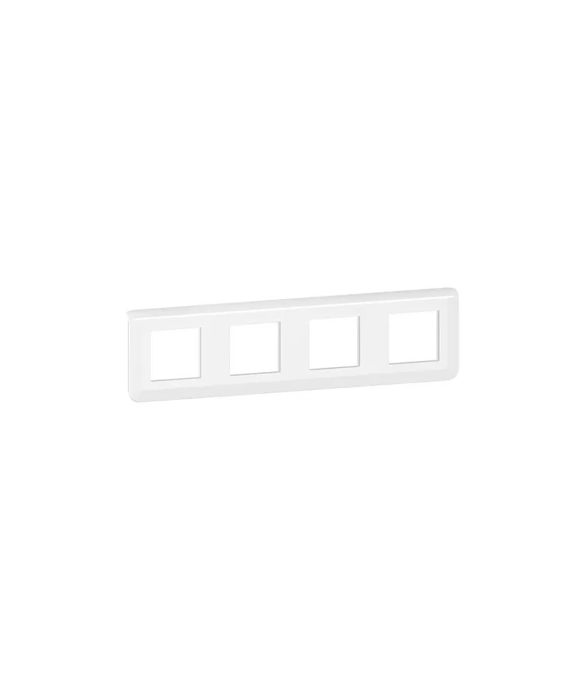 LEGRAND Mosaic Plaque quadruple horizontale Blanc - 078808L