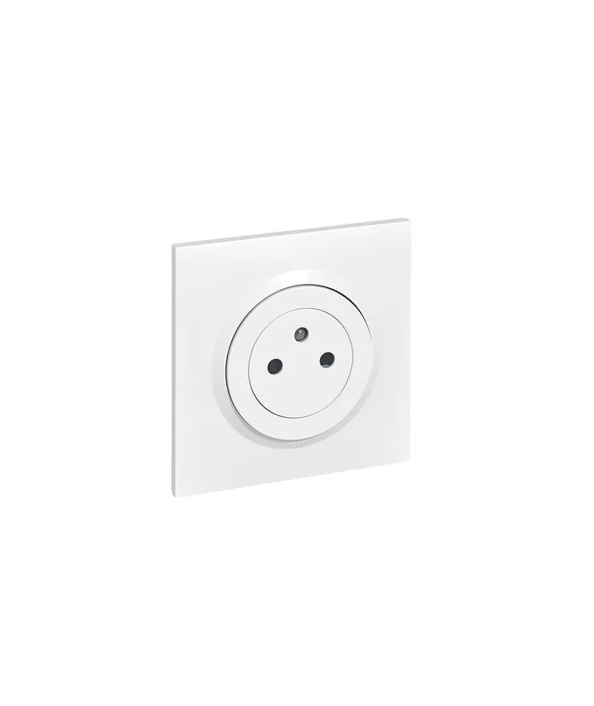 Prise surface dooxie avec plaque de finition