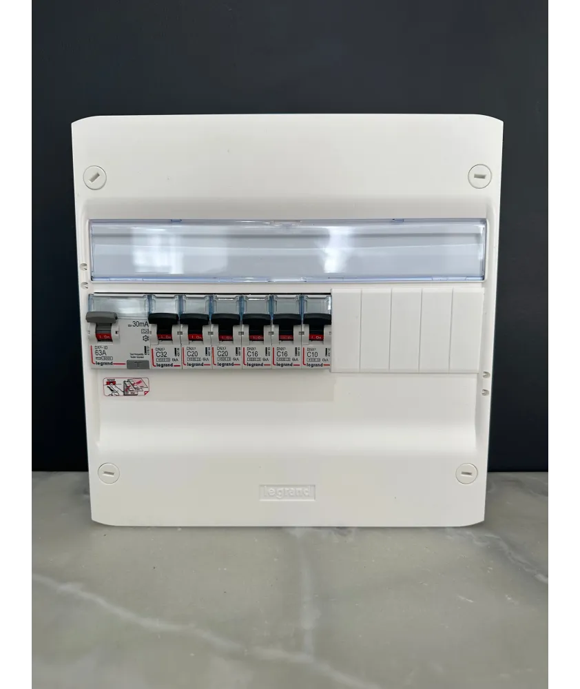 Tableau électrique 1 rangée assemblée par Elec discount avec composant Legrand : ID63A
