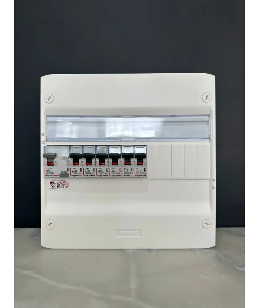 Tableau électrique 1 rangée assemblée par Elec discount avec composant Legrand : ID63AC