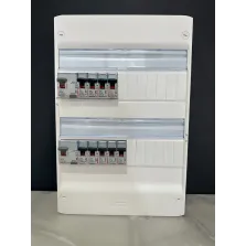 Tableau électrique 2 rangée assemblé par Elec discount avec composant Legrand : 1ID401ID63