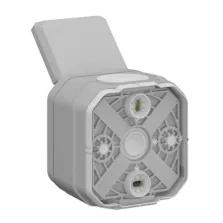 LEGRAND Plexo Prise de courant 2P+T saillie complet étanche gris IP55 - 069731L