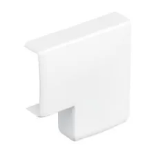 Angle plat pour moulure Keva 32mmx12mm - PVC Blanc Artic