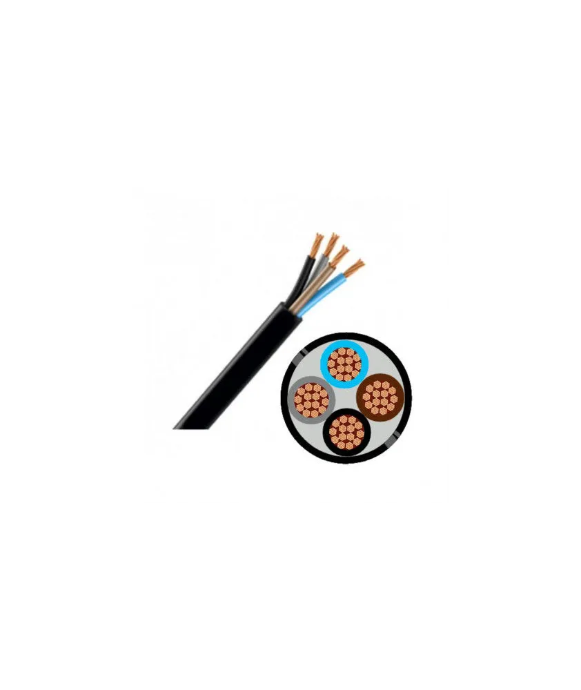 Cable rigide u-1000 r2v 4x35mm2 noir (prix au m)