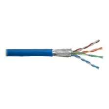 Câble RJ45 Bleu CAT6 F/UTP 4 pairs LSOH 350MHZ - Prix au mètre