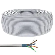 CÂBLE RJ45 ETHERNET CAT6 F/UTP 4 PAIRES LSZH  (100 MÈTRES)