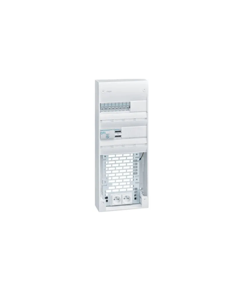 Coffret de communication - Coffret VDI 2 rangées 26 modules + platine Grade 3TV (TN425)