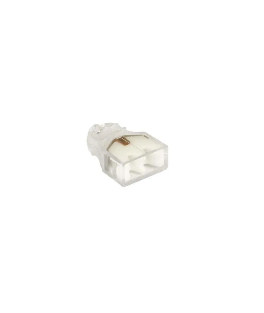EUR'OHM - 70052 - BOITE DE 100 CONNECTEURS TRANSPARENTS - 2 ENTRÉES