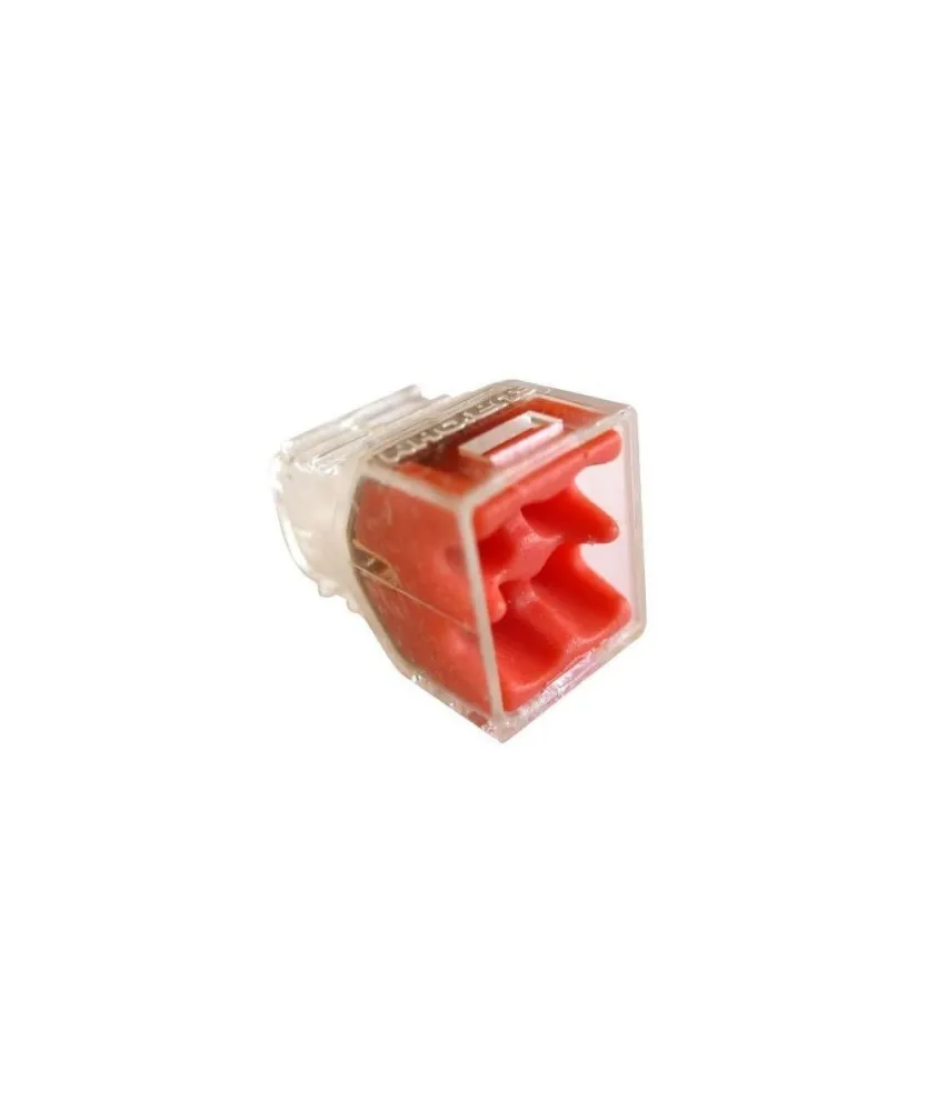EUR'OHM - 70054 - BOITE DE 100 CONNECTEURS TRANSPARENTS - 4 ENTRÉES