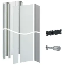 HAGER Gamma 13 Goulotte GTL 13 modules 2 compartiments - JK213D