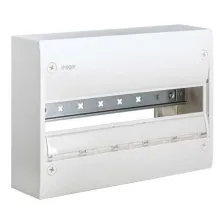 HAGER Gamma 18 Tableau électrique nu 1 rangée 18 modules - GD118A