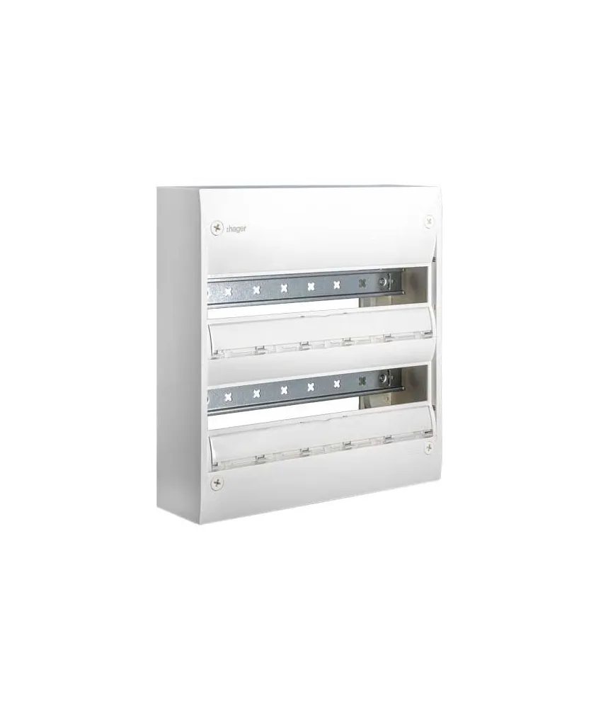 HAGER Gamma 18 Tableau électrique nu 2 rangées 18 modules - GD218A
