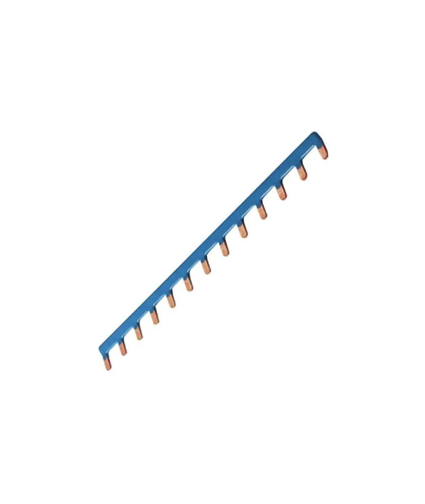 HAGER KB163N - Barre pontage, bleu, 63A, 13 modules