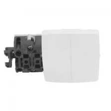 Legrand - Double va-et-vient appareillage saillie composable - blanc - Réf: 086120