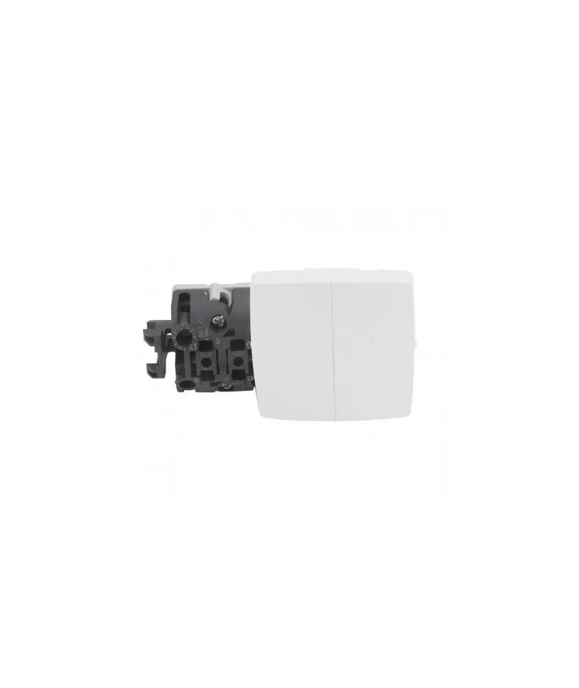 Legrand - Double va-et-vient appareillage saillie composable - blanc - Réf: 086120