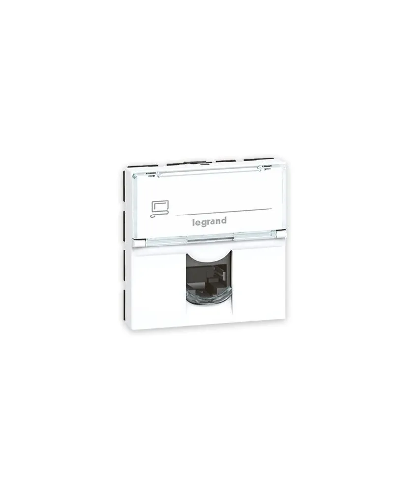 LEGRAND Mosaic Prise RJ45 catégorie 6a STP blanc - 076576