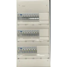 Tableau électrique hager 3 rangée équipé et pré-câblé