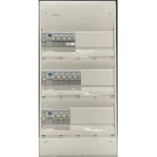 Tableau électrique hager 3 rangée équipé et pré-câblé 3ID63A