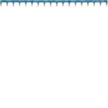 HAGER Peigne d'alimentation électrique Neutre horizontal 18 modules - KB163NG
