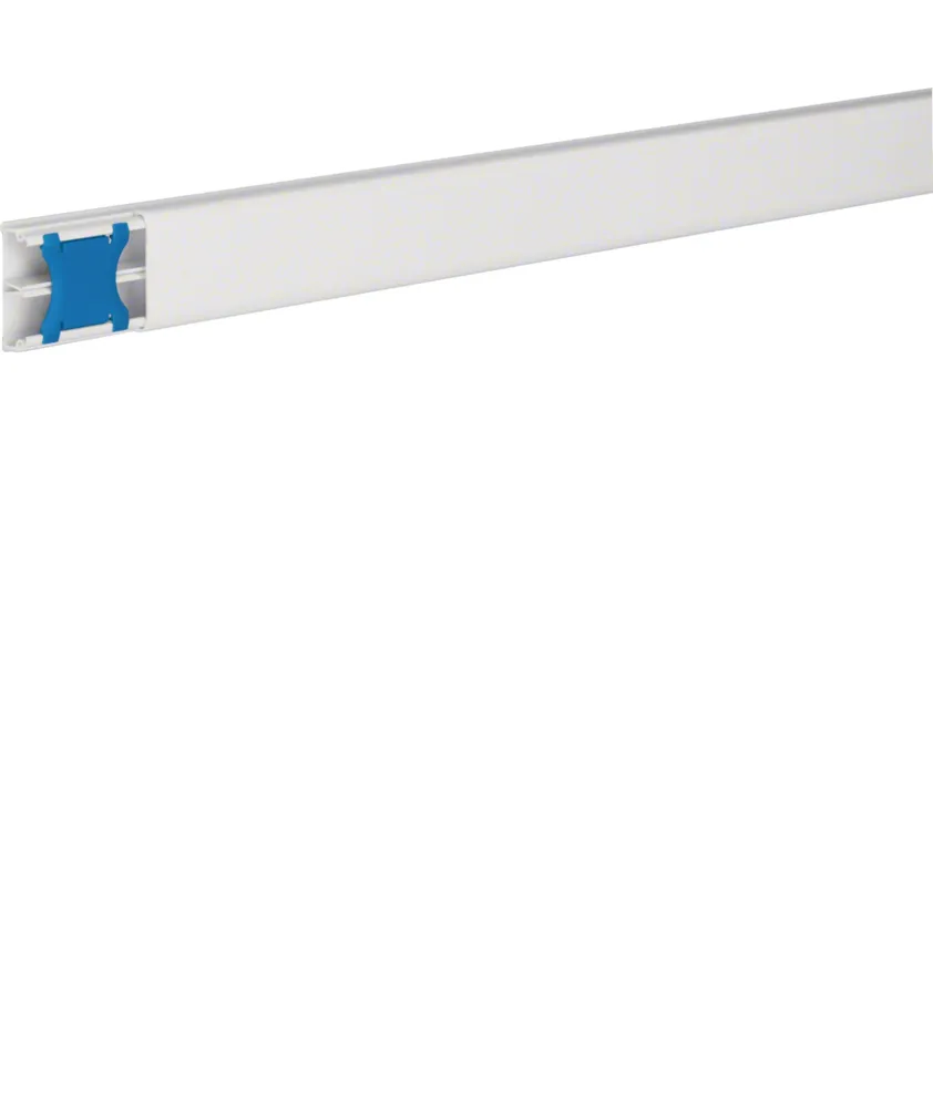 Moulure Ateha 16x30mm 2 compartiments, Blanc