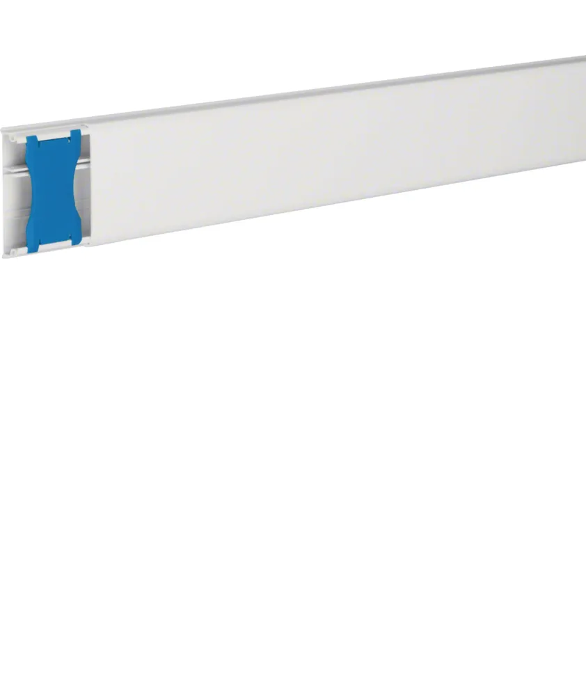 Moulure Ateha 12x50mm 2 compartiments, Blanc