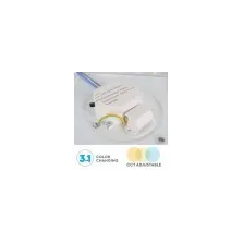 V-TAC VT-8412 dôme rond led lumière 12W surface changement couleur 3in1 milky cover avec interrupteur intégré - sku 7603