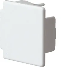 Embout pour goulotte de distribution lifea LFF 40x40mm Blanc