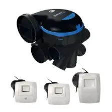 Kit VMC simple flux hygroréglable Aldes EasyHOME hygro premium hp+