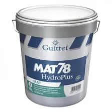 Peinture professionnelle GUITTET Mat 78 HydroPlus Blanc 15L