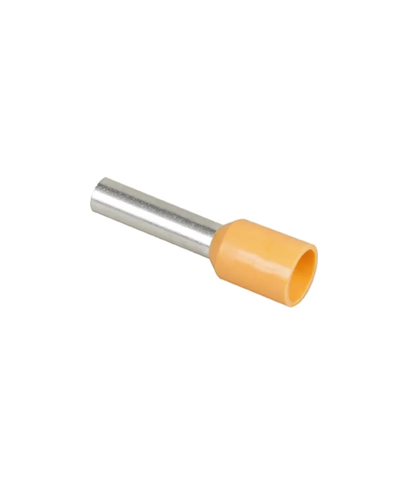 Embout pour fil souple section 4mm Orange
