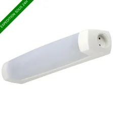 Applique EO LED - Avec diffuseur - 7W - 3000K - Blanc Avec prise