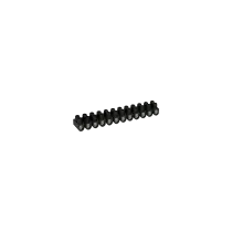 Barrette acier noire 16 mm²...