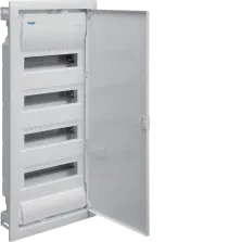 Coffret à encastrer Hager 4 rangée 12 modules VU48NC