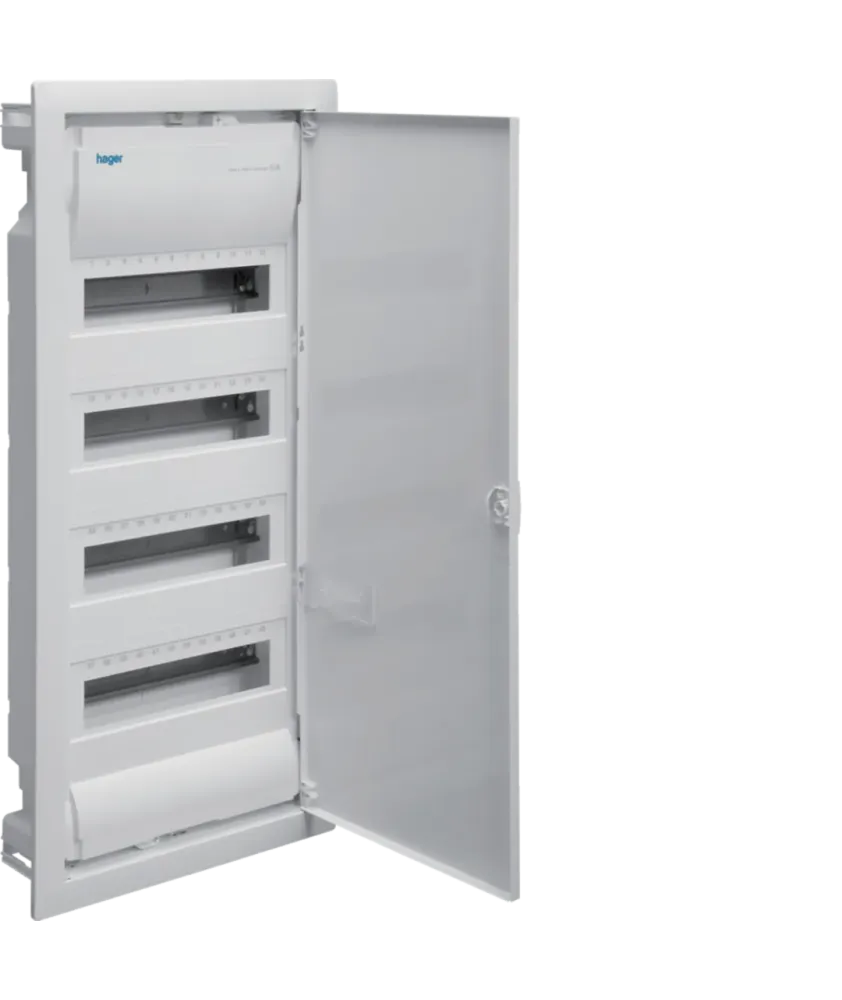 Coffret à encastrer Hager 4 rangée 12 modules VU48NC