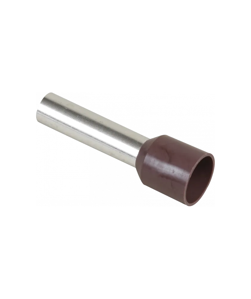 Embout pour fil souple section 10mm2 marron