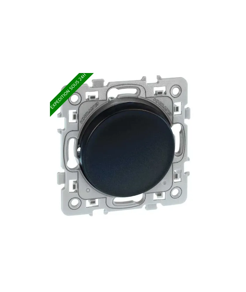 EUROHM Square Interrupteur va et vient anthracite - 60301