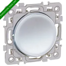 EUROHM Square Interrupteur va et vient silver - 60401