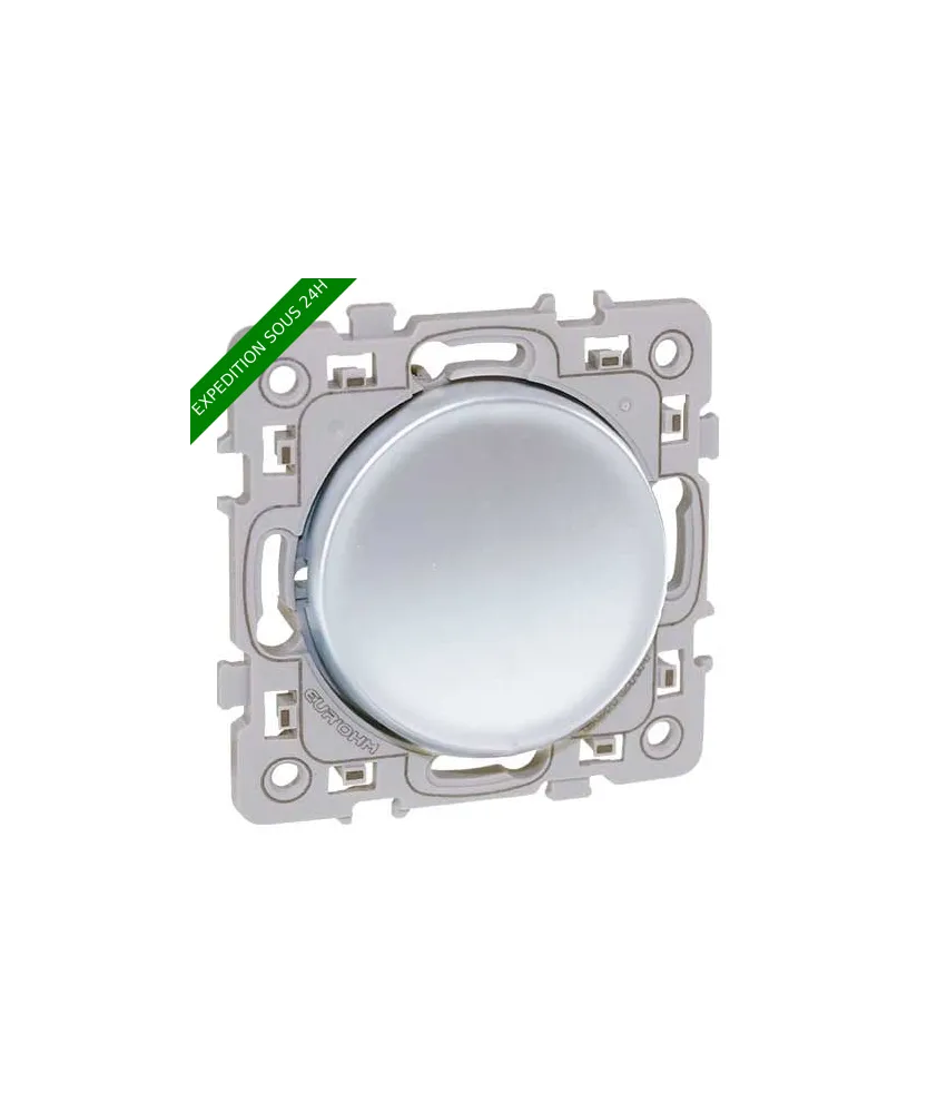 EUROHM Square Interrupteur va et vient silver - 60401