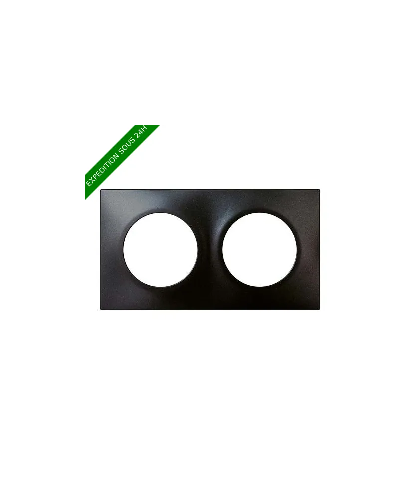 EUROHM Square Plaque double anthracite - 60397