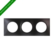 EUROHM Square Plaque triple anthracite - 60398