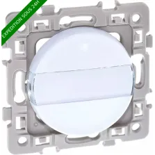 EUROHM Square porte-etiquette blanc - 60206
