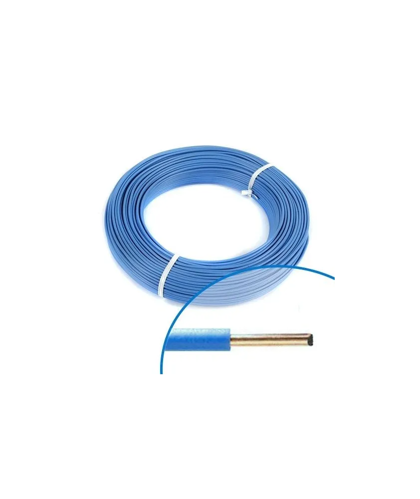 Fil H07vu 1.5mm2 100m Bleu- MIGUELEZ